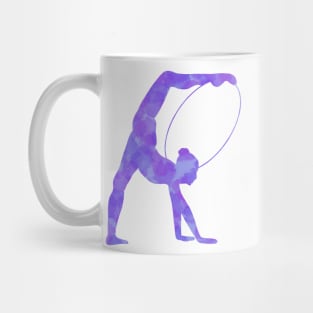 Purple Rhythmic Gymnast Hoop Mug